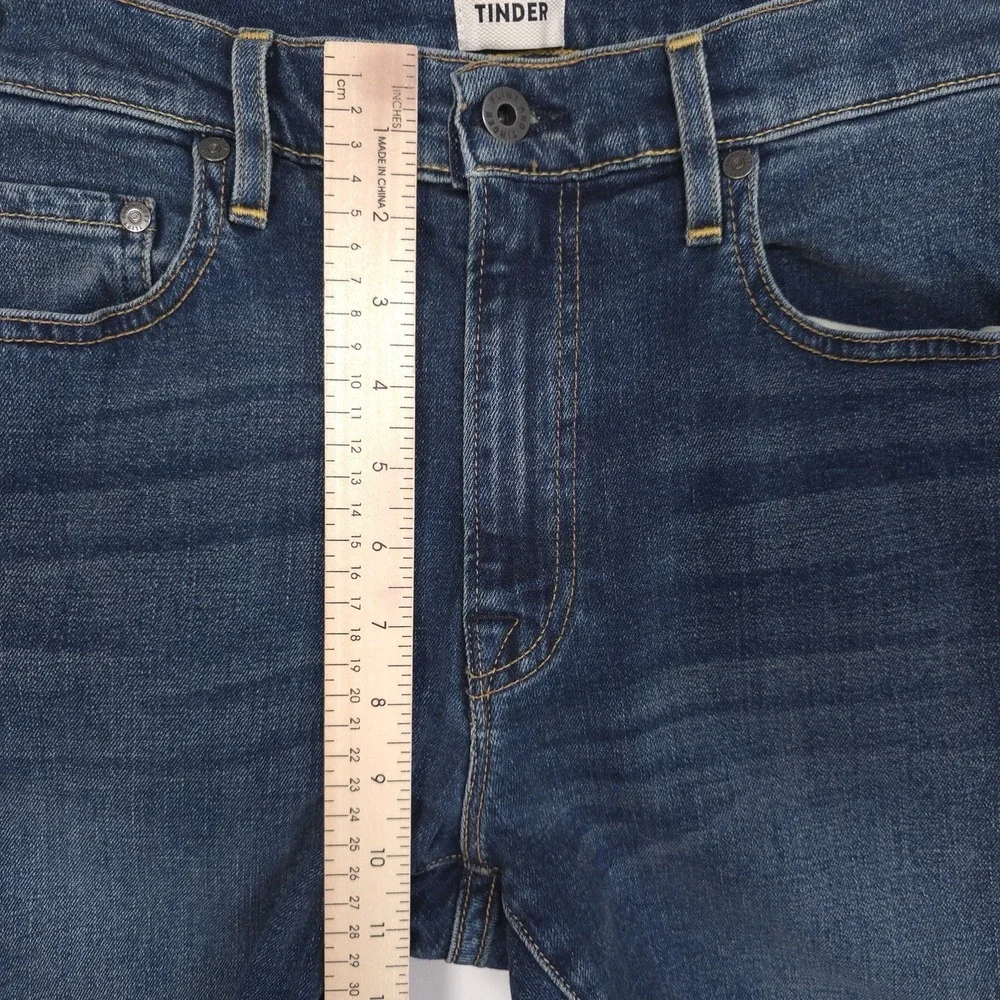 FLINT AND TINDER Men's‎ Jeans 31x31 USA MADE Straight Fit Stretch Cotton FT 036